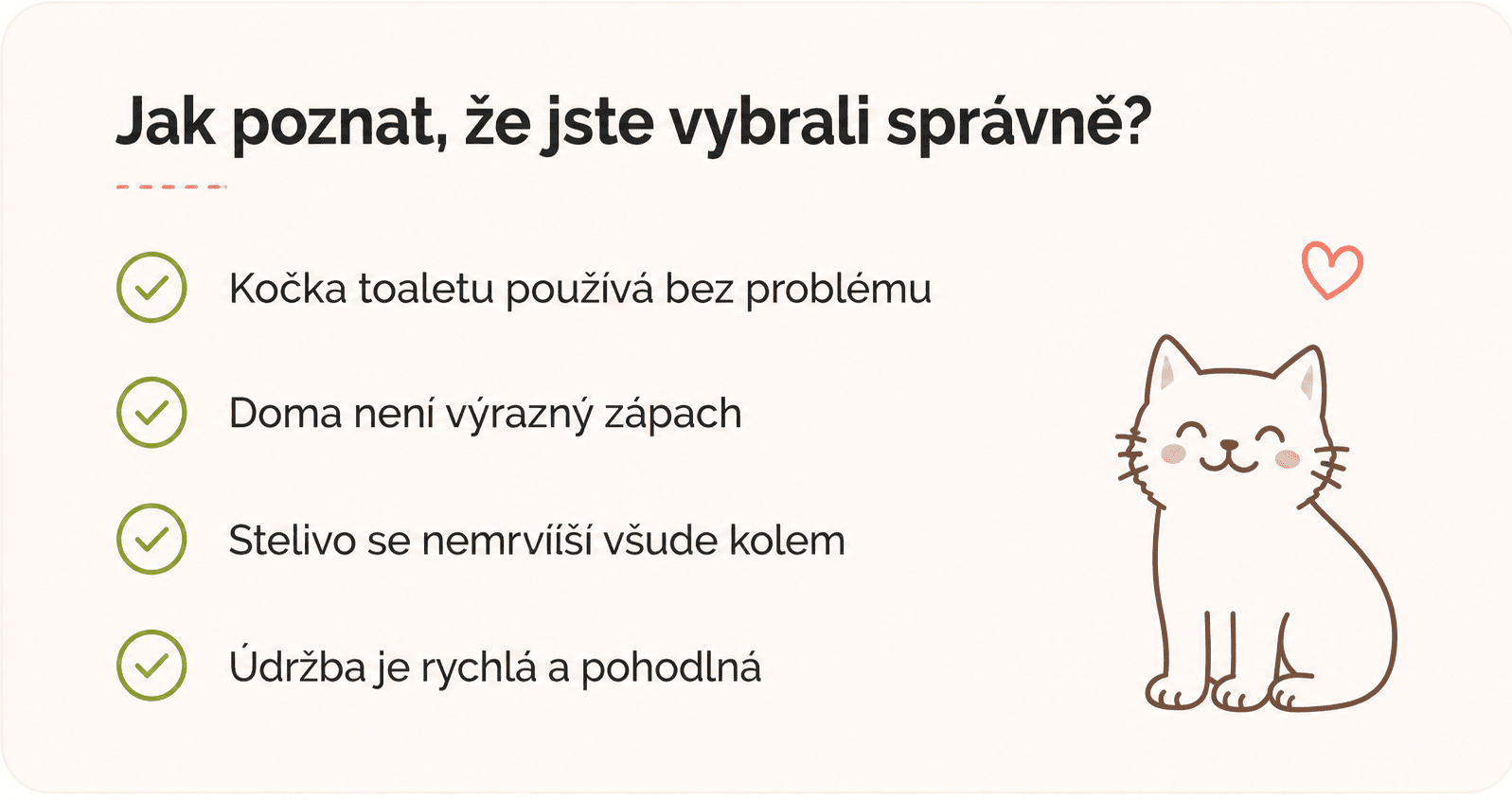 Jak poznat, že jste vybrali správně